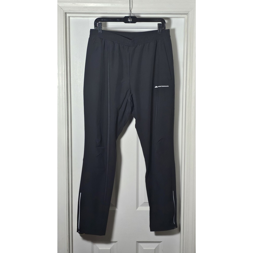 Monterrain Form Woven Running Pant Black Outdoor‎ Track Bottoms Men's Large